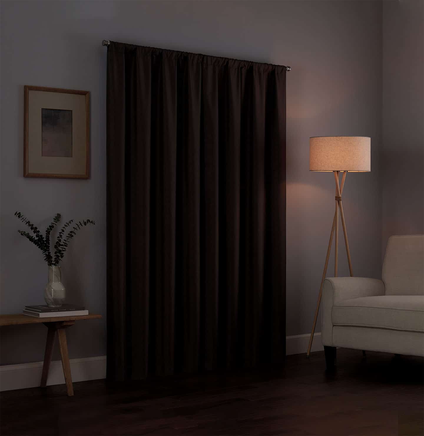 Eclipse Cortinas Blackout 2 Unidades / 130 cm x 216 cm / 50 x 84